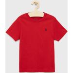 Chlapčenské Designer Detské tričká Ralph Lauren Polo Ralph Lauren červenej farby z bavlny do 8 rokov 