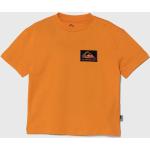 Chlapčenské Detské tričká Quiksilver oranžovej farby z bavlny 