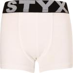 Chlapčenské Chlapčenské boxerky STYX bielej farby v športovom štýle v zľave 