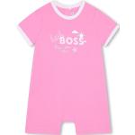 Dievčenské Designer Dupačky HUGO BOSS BOSS ružovej farby z bavlny 