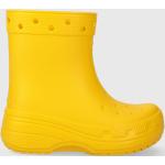 Detské Gumáky Crocs žltej farby zo syntetiky vo veľkosti 35 v zľave 