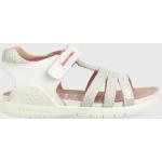 Dievčenské Kožené sandále Biomecanics bielej farby zo syntetiky vo veľkosti 25 v zľave na leto 