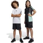 Chlapčenské Detské kraťasy adidas čiernej farby z bavlny udržateľná móda 