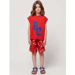Chlapčenské Detské kraťasy Bobo Choses červenej farby z polyesteru udržateľná móda 