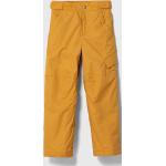 Chlapčenské Detské nohavice Columbia žltej farby z nylonu do 8 rokov 