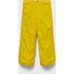 Chlapčenské Detské nohavice Columbia žltej farby z nylonu 