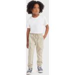 Chlapčenské Detské nohavice LEVI´S béžovej farby s jednofarebným vzorom z bavlny do 24 mesiacov 