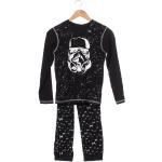 Detské pyžamá Star Wars čiernej farby s motívom Star Wars v zľave 