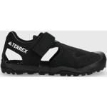 Detské Sandále adidas Terrex čiernej farby zo syntetiky vo veľkosti 35 na leto 