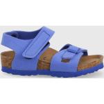 Chlapčenské Sandále Birkenstock modrej farby zo syntetiky vo veľkosti 34 v zľave na leto 