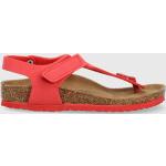 Detské Kožené sandále Birkenstock Kairo červenej farby z polyuretánu vo veľkosti 31 Vegan v zľave na leto 