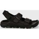 Chlapčenské Kožené sandále Birkenstock Mogami čiernej farby z polyuretánu vo veľkosti 34 Vegan na leto 