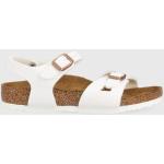 Dievčenské Kožené sandále Birkenstock Rio bielej farby z polyuretánu vo veľkosti 35 Vegan na leto 