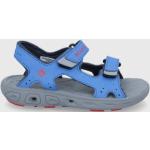 Detské Kožené sandále Columbia modrej farby z polyuretánu vo veľkosti 31 Vegan na leto 