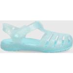 Dievčenské Sandále Crocs modrej farby zo syntetiky vo veľkosti 20 v zľave na leto 