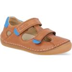 Detské Kožené sandále Froddo hnedej farby na leto 