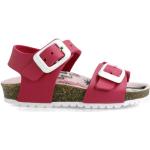 Dievčenské Kožené sandále Garvalin ružovej farby z polyuretánu vo veľkosti 28 Vegan na leto 