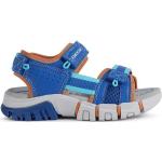 Chlapčenské Kožené sandále Geox modrej farby z polyuretánu vo veľkosti 39 Vegan v zľave na leto 
