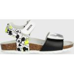 Chlapčenské Kožené sandále Geox bielej farby z polyuretánu vo veľkosti 27 Vegan na leto 