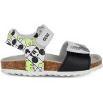 Chlapčenské Kožené sandále Geox bielej farby z polyuretánu vo veľkosti 20 Vegan v zľave na leto 