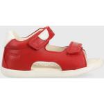 Detské Kožené sandále Geox červenej farby zo syntetiky vo veľkosti 20 na leto 