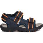 Chlapčenské Kožené sandále Geox oranžovej farby z polyuretánu vo veľkosti 25 Vegan na leto 