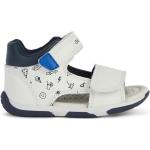 Chlapčenské Kožené sandále Geox bielej farby z polyuretánu vo veľkosti 20 Vegan v zľave na leto 