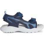 Chlapčenské Kožené sandále Geox tmavo modrej farby z polyuretánu vo veľkosti 38 Vegan na leto 