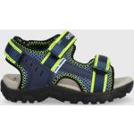 Chlapčenské Kožené sandále Geox tmavo modrej farby z polyuretánu vo veľkosti 25 Vegan na leto 
