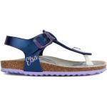 Dievčenské Kožené sandále Geox tmavo modrej farby z polyuretánu vo veľkosti 27 s motívom Frozen Vegan na leto 