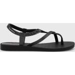 Dievčenské Sandále Ipanema čiernej farby zo syntetiky vo veľkosti 32 na leto 