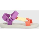 Dievčenské Sandále LEVI´S fialovej farby z tkaniny na leto 