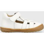 Chlapčenské Kožené sandále Primigi bielej farby z polyuretánu vo veľkosti 20 Vegan v zľave na leto 