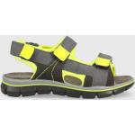 Chlapčenské Kožené sandále Primigi sivej farby zo syntetiky vo veľkosti 35 v zľave na leto 