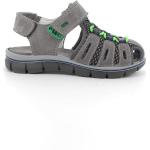 Chlapčenské Kožené sandále Primigi sivej farby zo syntetiky vo veľkosti 29 na leto 