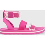 Dievčenské Sandále UGG Australia fialovej farby z tkaniny vo veľkosti 38 v zľave na leto 