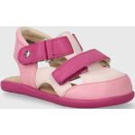 Dievčenské Kožené sandále UGG Australia ružovej farby z polyuretánu vo veľkosti 27,5 Vegan na leto 