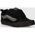Chlapčenská Skate obuv Vans Knu Skool čiernej farby zo semišu vo veľkosti 36,5 