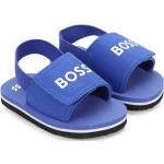 Chlapčenské Designer Šľapky HUGO BOSS BOSS modrej farby zo syntetiky vo veľkosti 29 v zľave na leto 