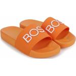 Detské Designer Šľapky HUGO BOSS BOSS oranžovej farby zo syntetiky vo veľkosti 29 v zľave na leto 