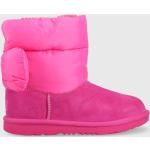 Dievčenské Válenky UGG Australia Bailey Bow ružovej farby zo syntetiky vo veľkosti 36 na zimu 