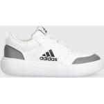 Chlapčenské Kožené tenisky adidas bielej farby v športovom štýle z polyuretánu vo veľkosti 35,5 Vegan 