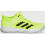 Detská Tenisová obuv adidas Performance zelenej farby v športovom štýle zo syntetiky vo veľkosti 35,5 