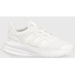 Detské Tenisky adidas bielej farby v športovom štýle zo syntetiky vo veľkosti 29 v zľave 