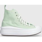 Dievčenské Plátené tenisky Converse zelenej farby z tkaniny vo veľkosti 38 