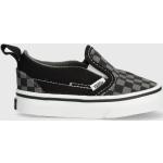 Chlapčenská Skate obuv Vans čiernej farby z tkaniny vo veľkosti 19 Zľava 