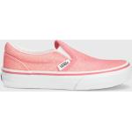 Dievčenská Skate obuv Vans Classic Slip-On ružovej farby zo syntetiky vo veľkosti 34 Zľava 