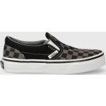 Dievčenská Skate obuv Vans Classic Slip-On sivej farby z tkaniny vo veľkosti 27 Zľava 