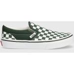 Detská Skate obuv Vans Classic Slip-On zelenej farby z tkaniny vo veľkosti 30 Zľava 