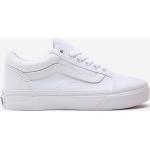 Chlapčenská Skate obuv Vans Old Skool bielej farby z polyuretánu vo veľkosti 30 vegánska Zľava 